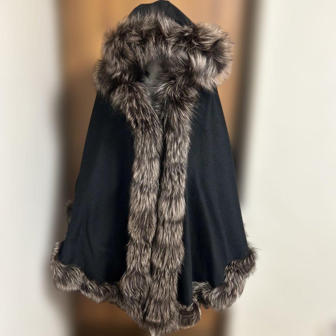 マント　和装コート フリーサイズ　リバーシブル