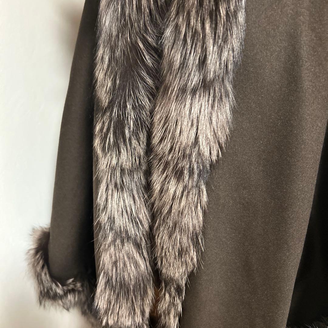 マント　和装コート フリーサイズ　リバーシブル