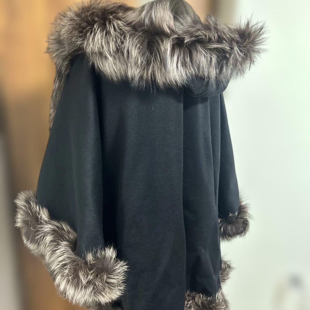 マント　和装コート フリーサイズ　リバーシブル