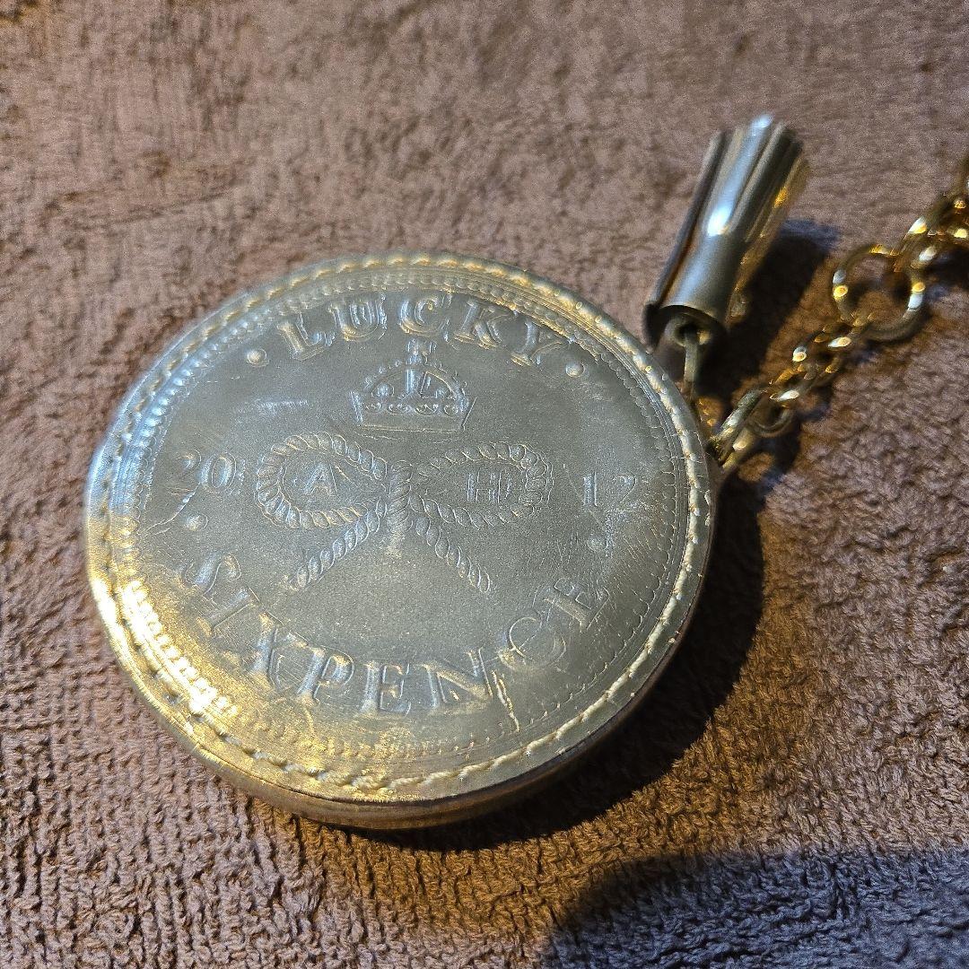 未使用】ANYA HINDMARCH ラッキーペニー ケース キーホルダー