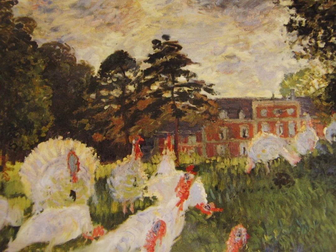 クロード・モネ、「Turkeys」、厳選、希少大判画集・額装画、人気作品