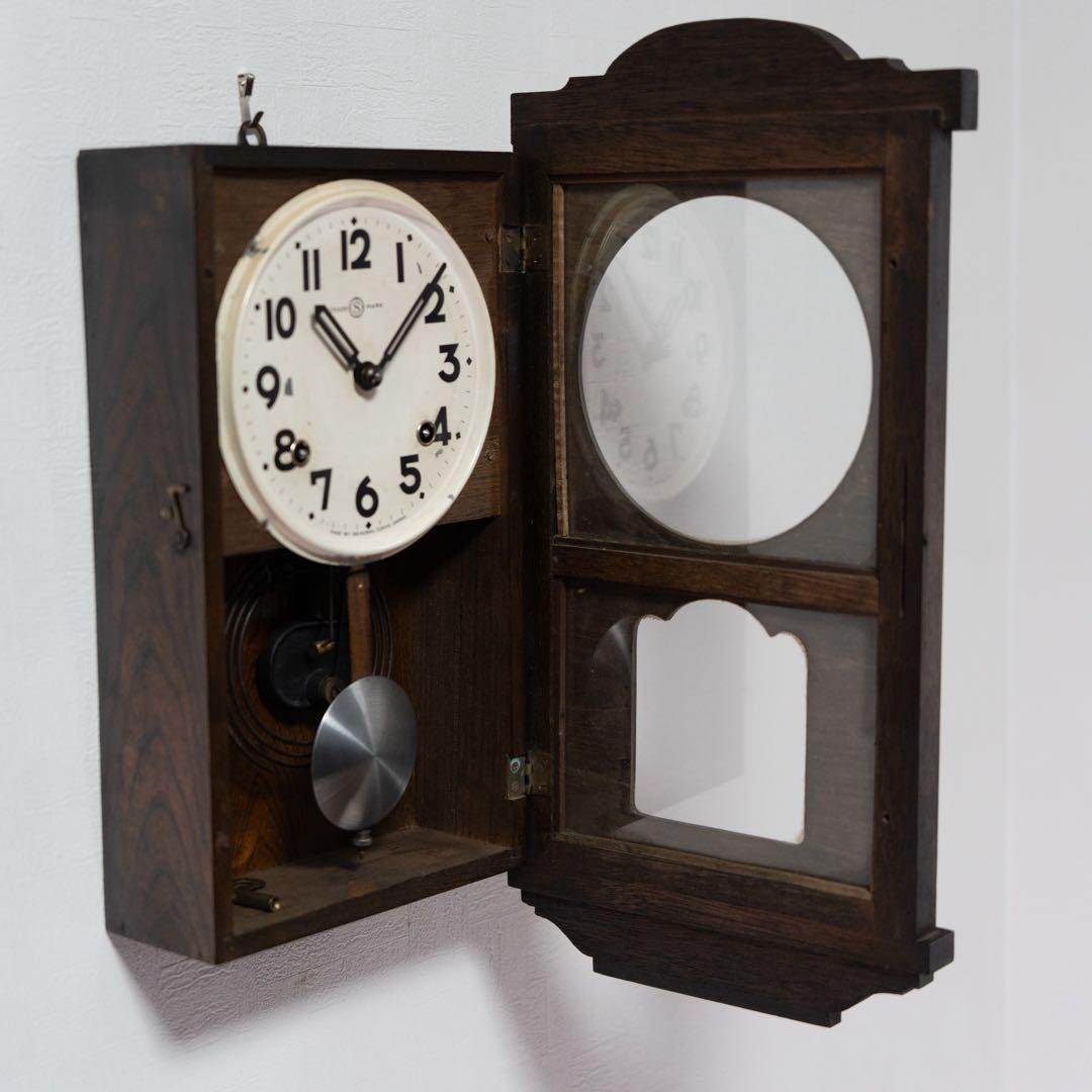 精工舎　振り子時計　昭和レトロ　オーバーホール済　動作品