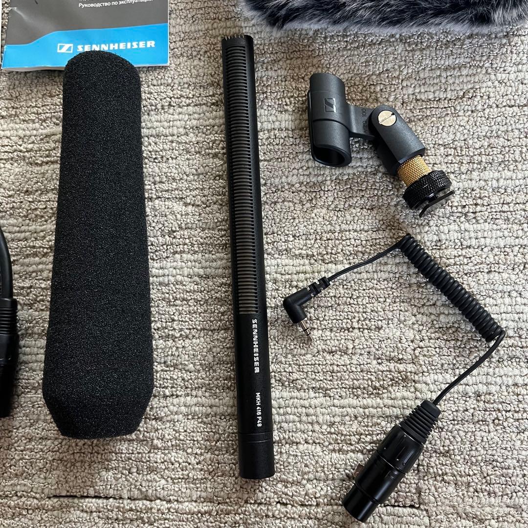 SENNHEISER ゼンハイザー MKH416 P48U ショットガンマイク他