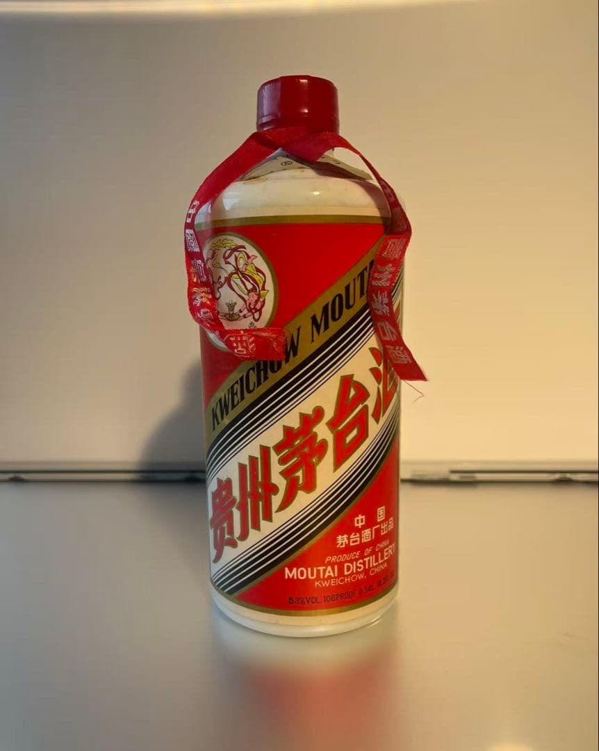 【未開栓】貴州茅台酒 マオタイシュ天女　五星麦　重量1009g 江滋貿易 中国酒