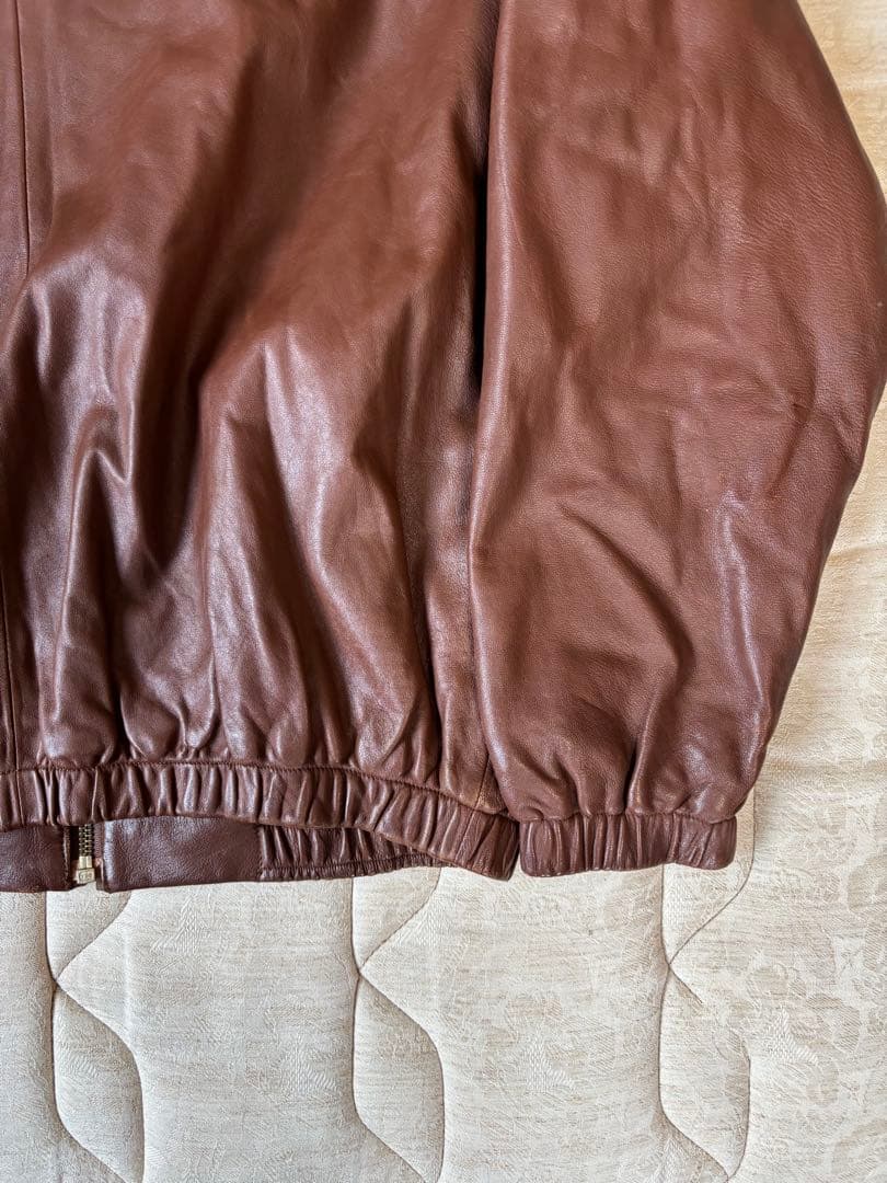 ラルフローレン　レザージャケット　スイングトップ　ポニーなし　90s A2