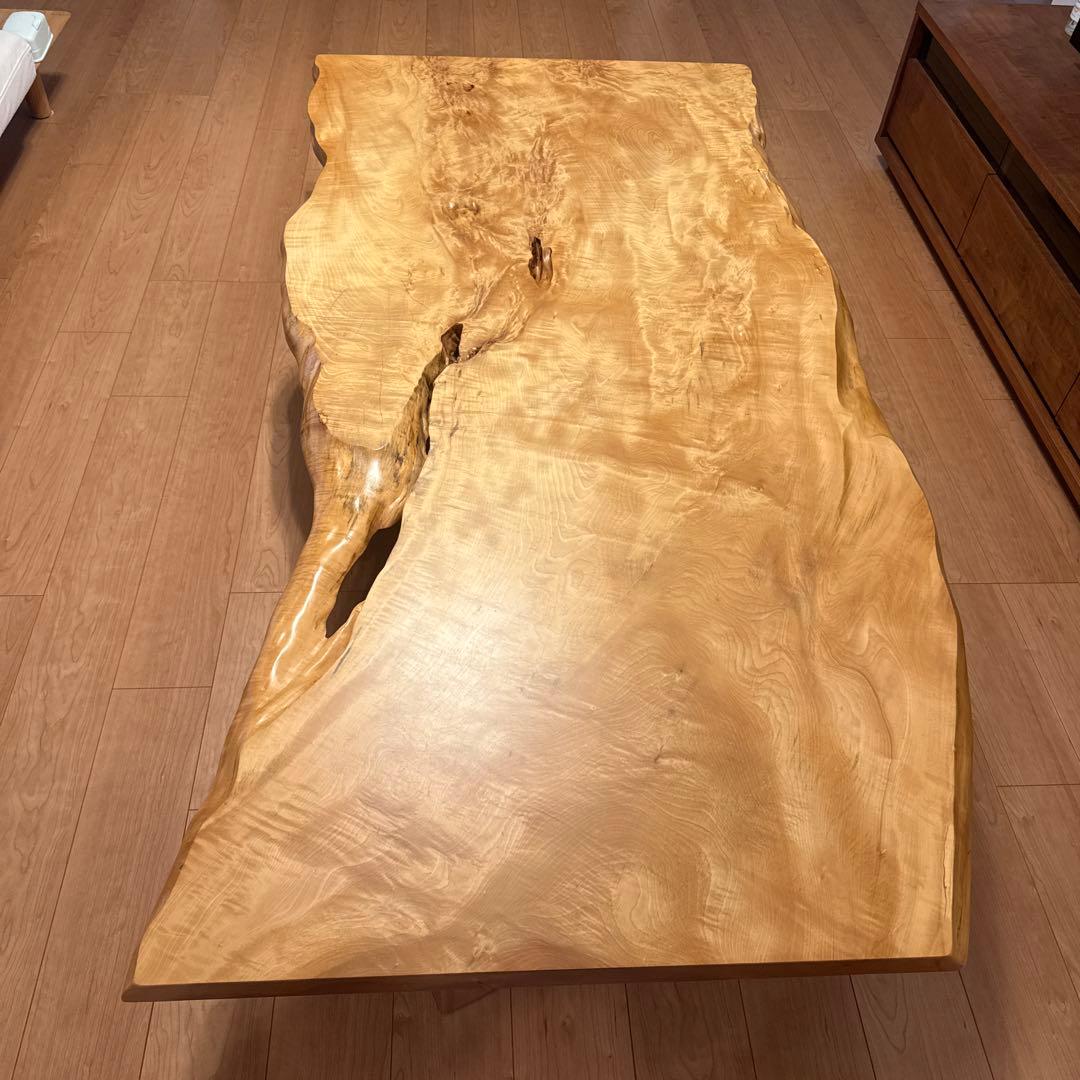 無垢材　一枚板　ダイニングテーブル