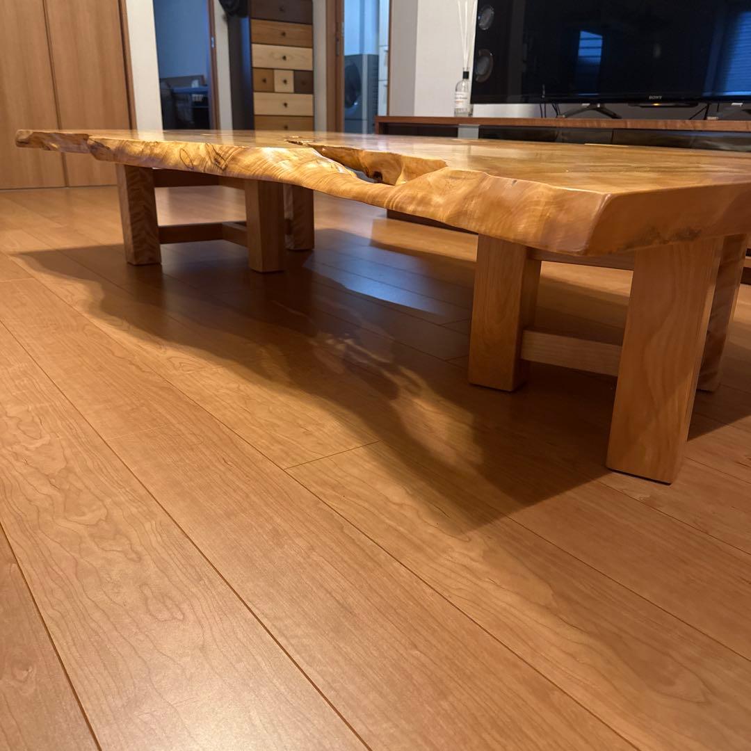 無垢材　一枚板　ダイニングテーブル