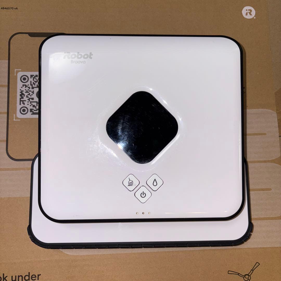 Roomba 自動掃除機 本体 ブラック➕床拭きロボット　ブラーバ