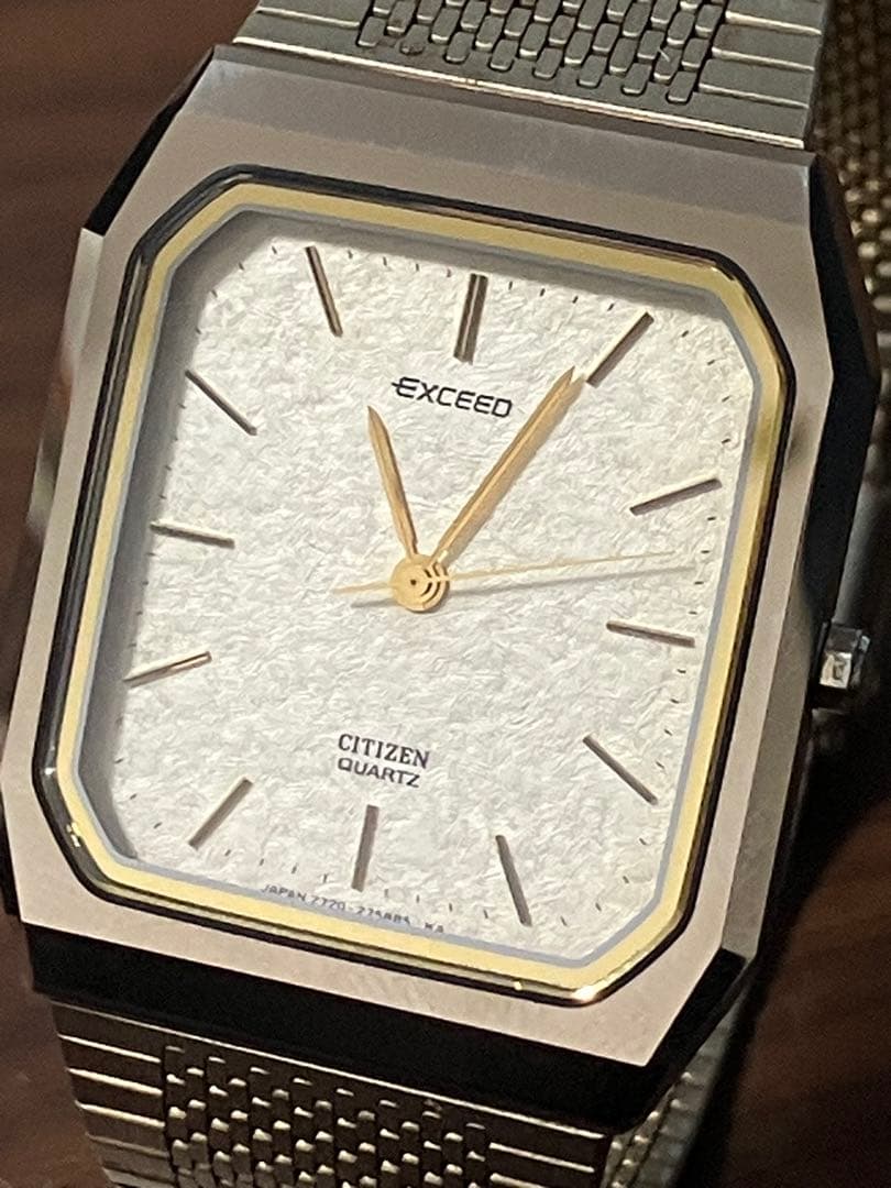 citizen exceed 2730-273699 ゴールドカラー