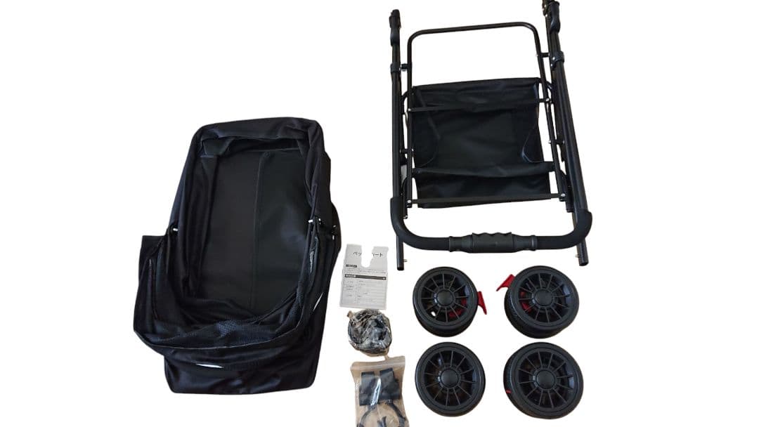 【未使用❗️】 ペットカート バギー 分離型 キャリー 持ち運び ブラック 犬 猫