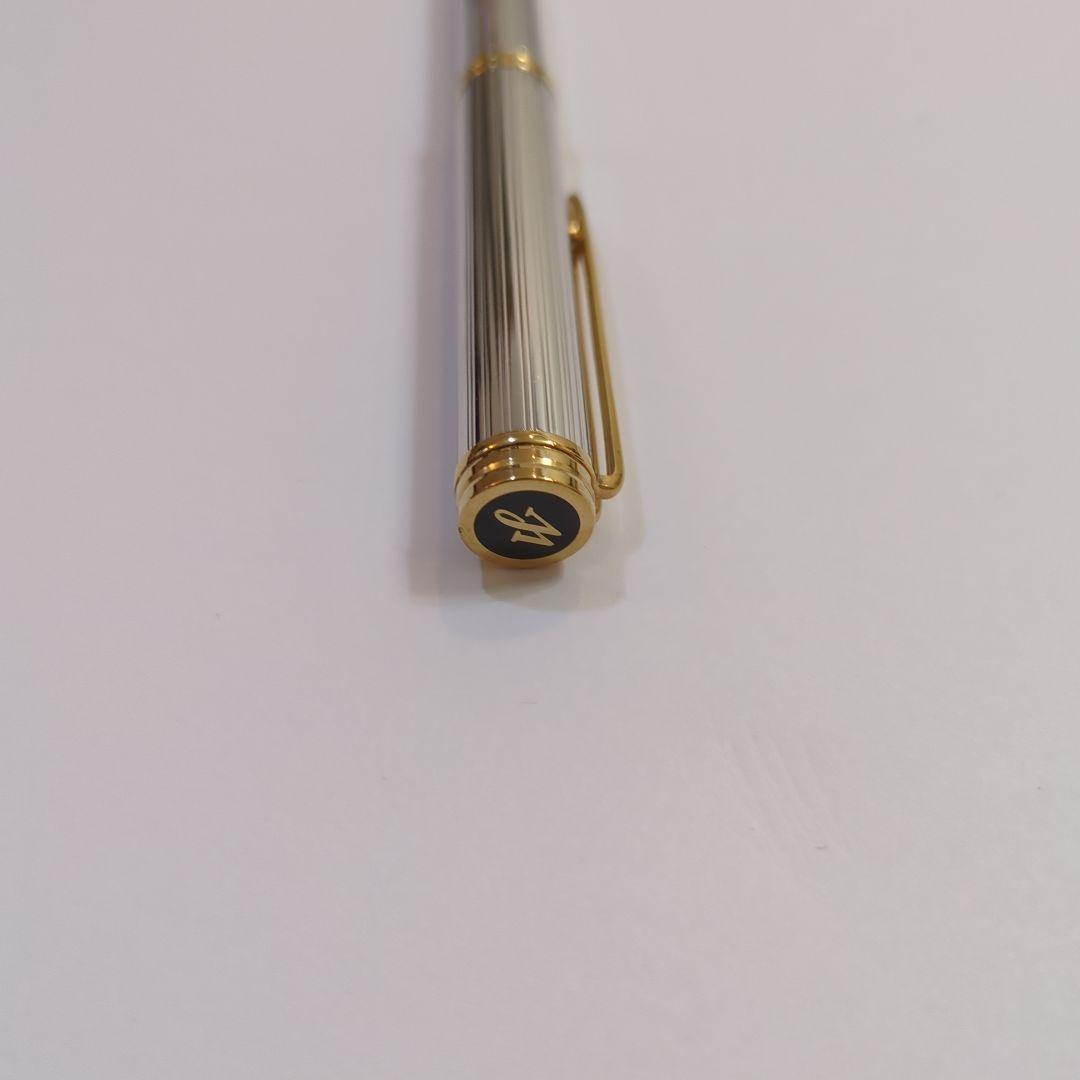 ウォーターマン　PARIS　万年筆　F　細字　ボールペン　スターリングシルバー