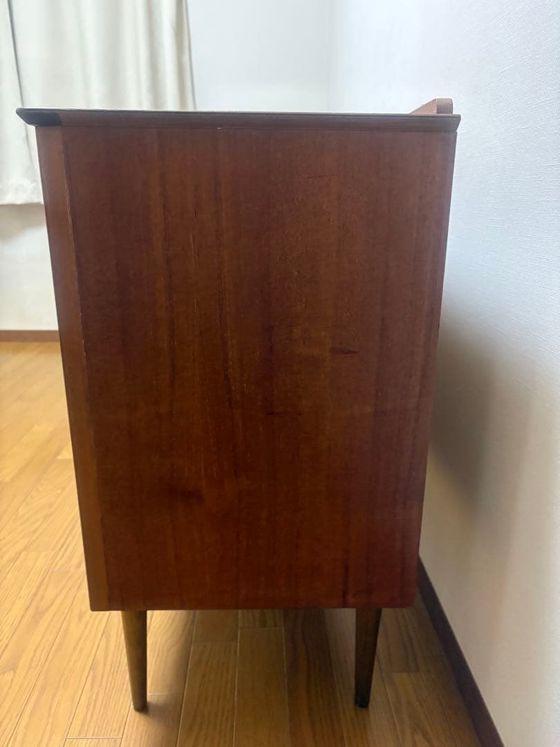 北欧 デンマーク ヴィンテージ チーク オーク 3段 チェスト