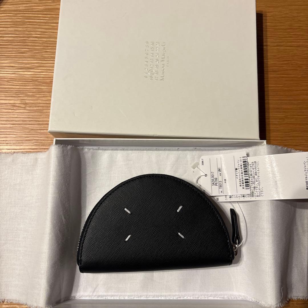 山形牛　Maison Margiela ケース　小銭入れ　ブラック
