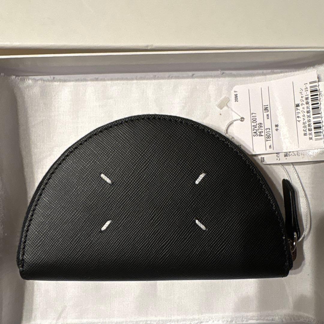 山形牛　Maison Margiela ケース　小銭入れ　ブラック
