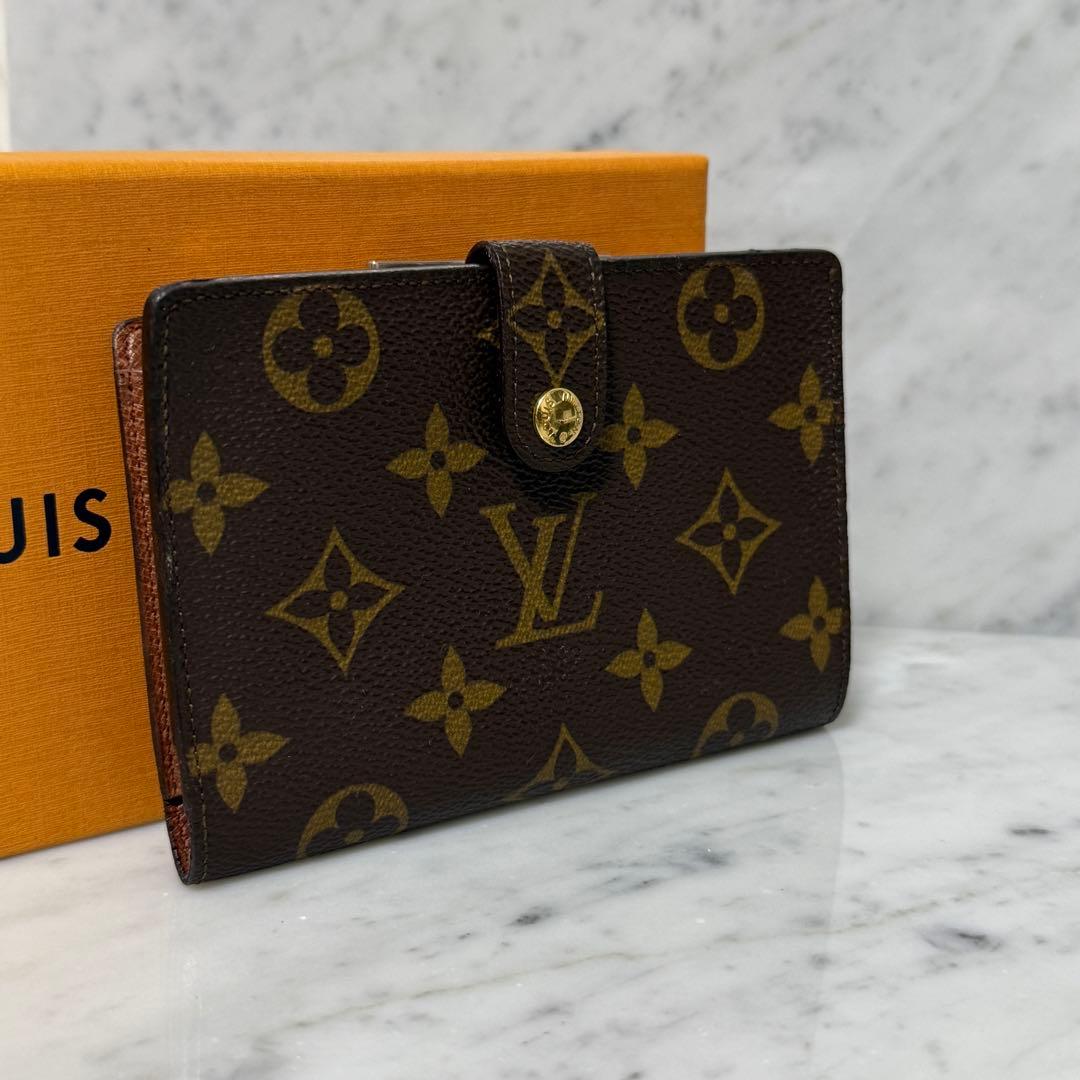 美品 ルイヴィトン ポルト・モネ・ビエ・ヴィエノワ キャンバス M61663