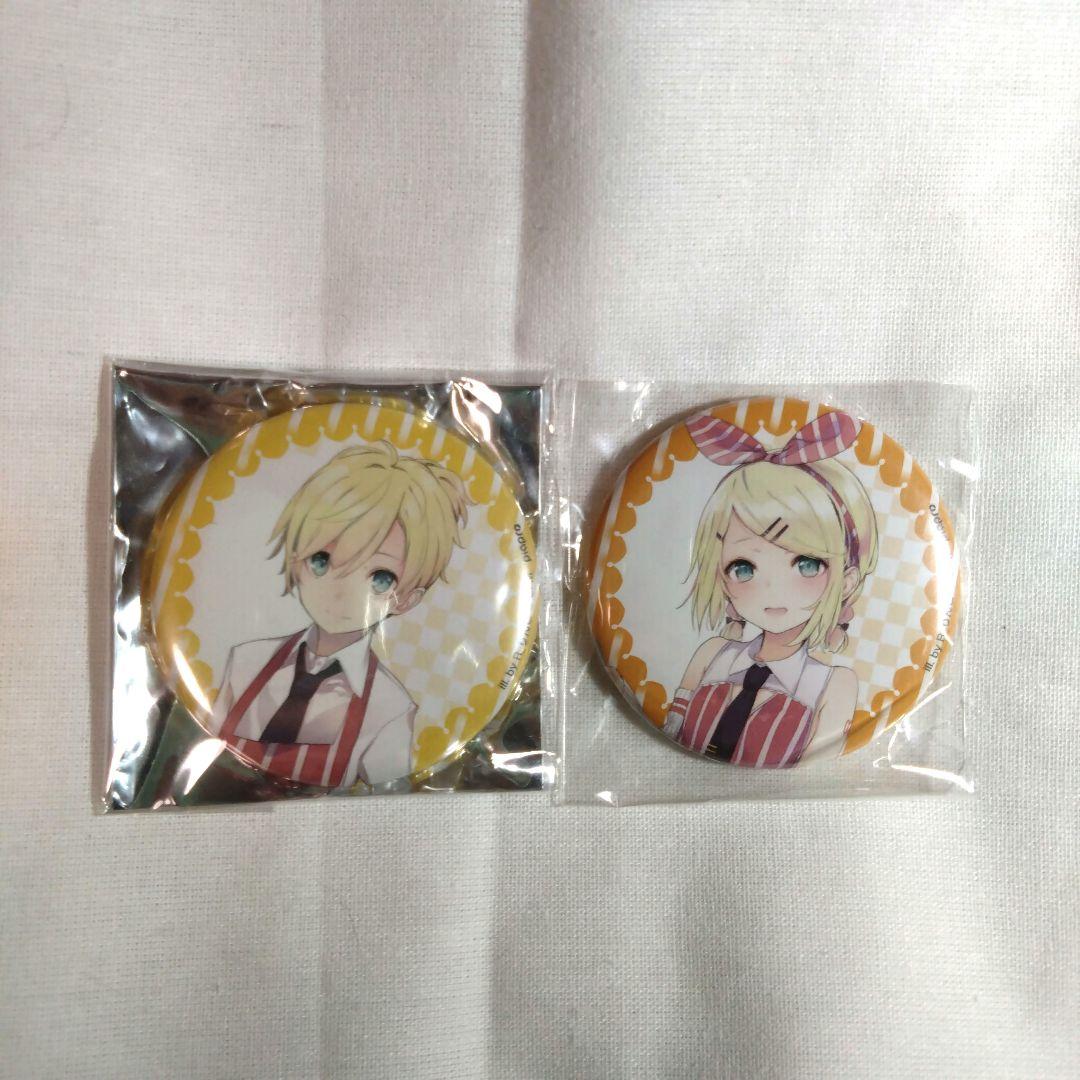 初音ミク　スイパラ　鏡音リン・鏡音レン　缶バッジセット