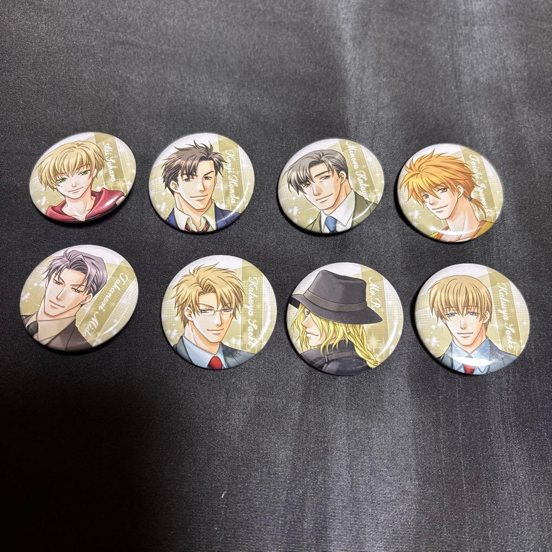 希少 鬼畜眼鏡 ミニ缶バッジ 8種セット