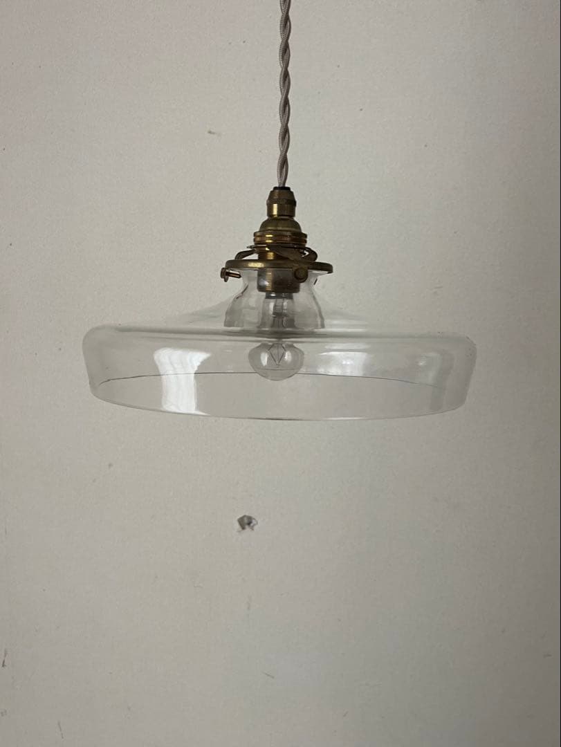 蠣崎マコト　ガラスランプシェード　照明