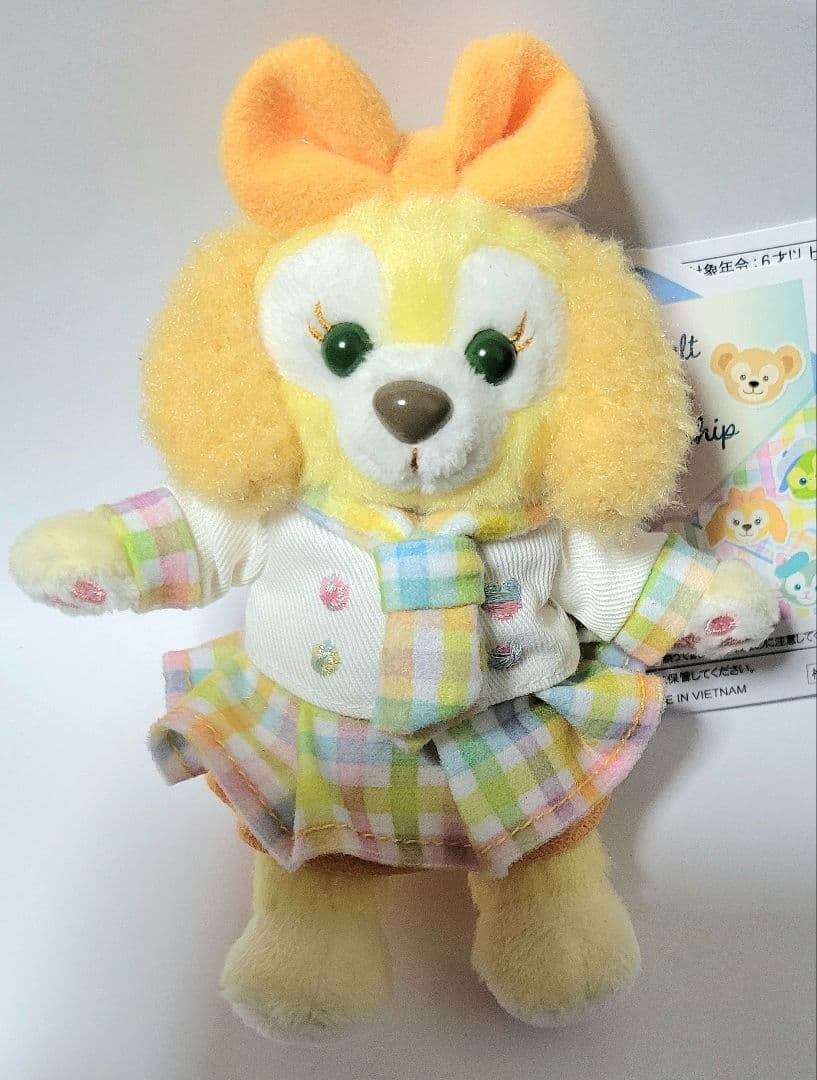 ぬいぐるみバッジ　７種　ダッフィーのハートフェルトレターズオブフレンドシップ