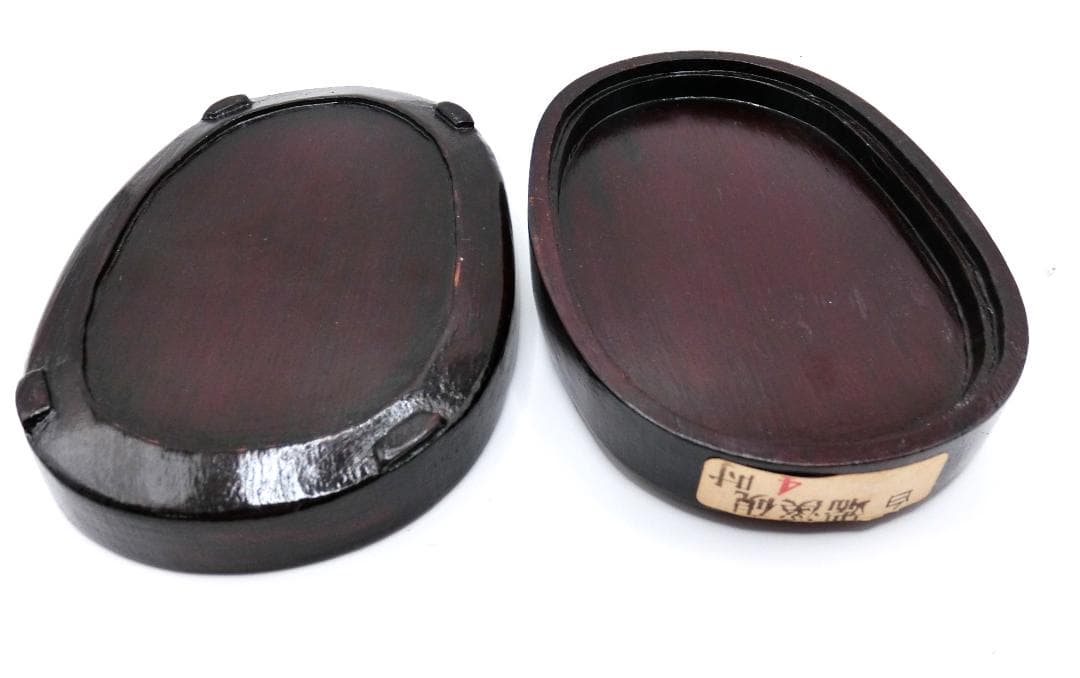 B 書道具　白端渓　硯　すずり４吋