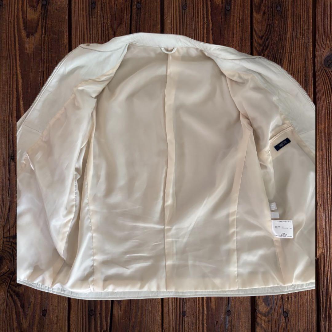 【希少✨】オールド ユニクロ 本革 ラムレザー シングルライダース ジャケット