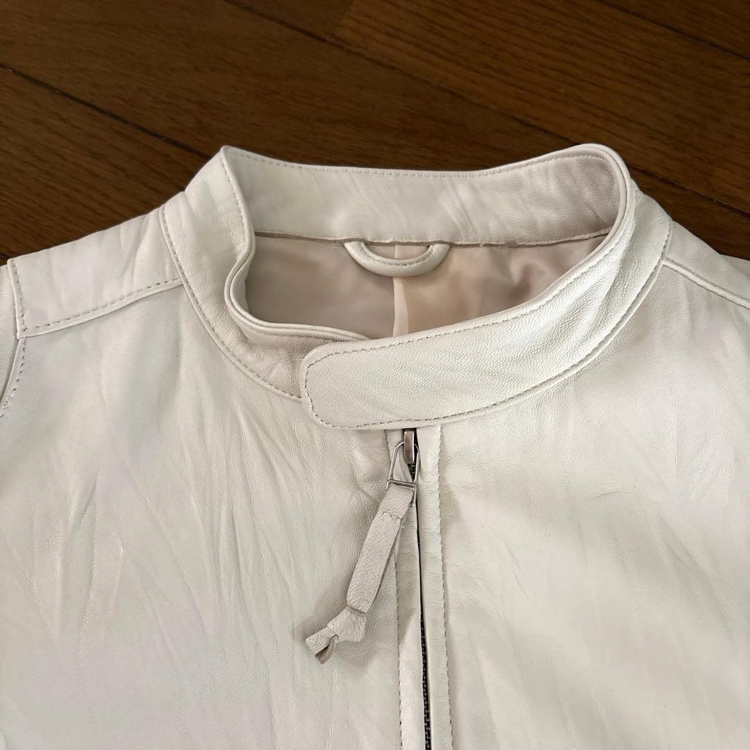 【希少✨】オールド ユニクロ 本革 ラムレザー シングルライダース ジャケット