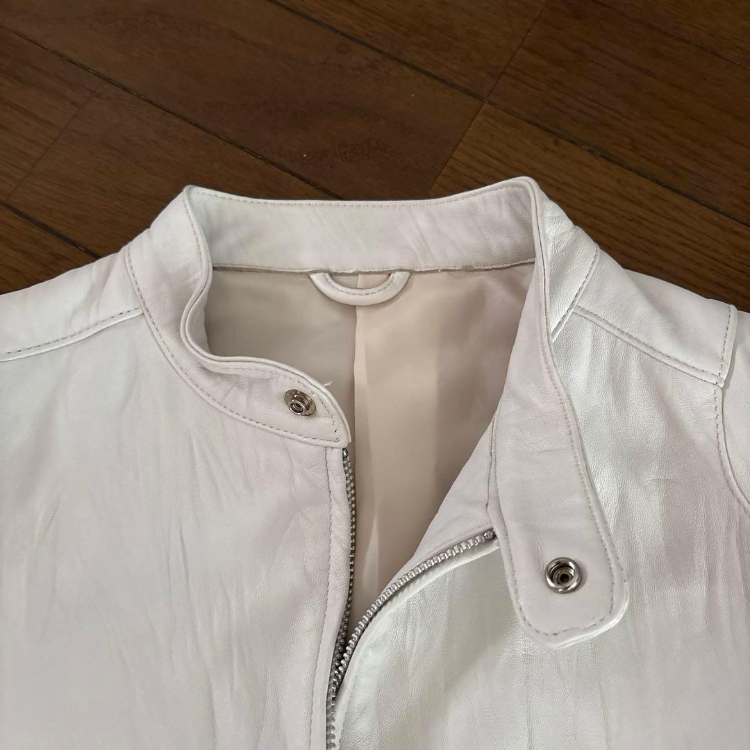 【希少✨】オールド ユニクロ 本革 ラムレザー シングルライダース ジャケット