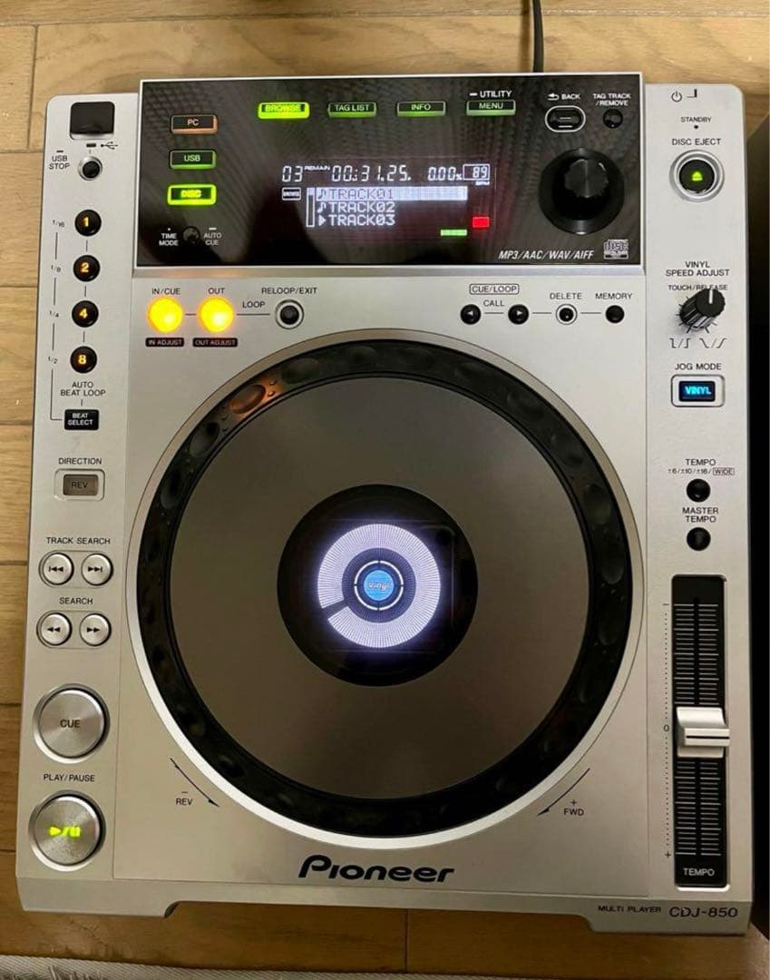Pioneer CDJ850 メンテナンス済み