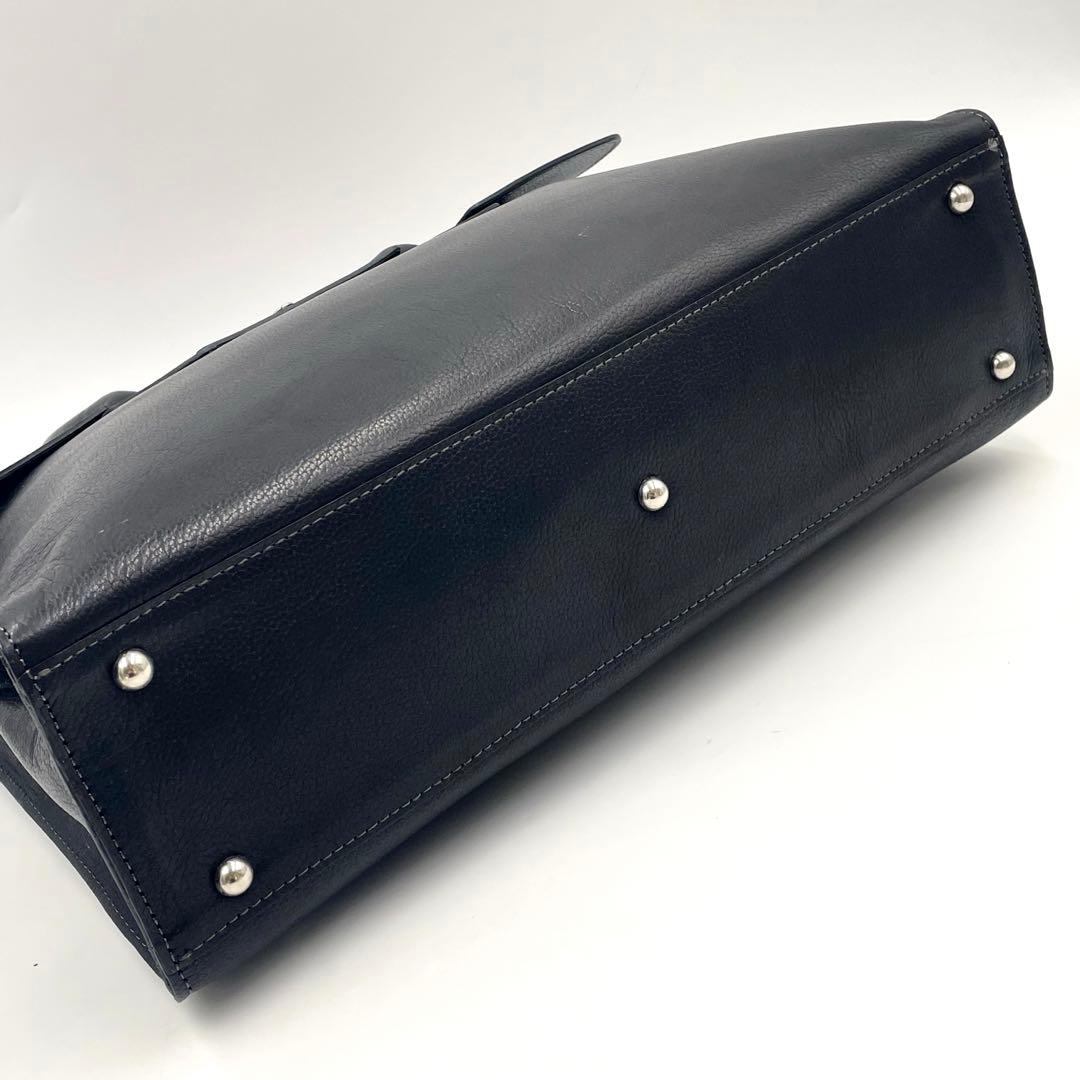 極美品✨ソメスサドル　グスト　ビジネスバッグ　トートバッグ　黒　本革　皇室御用達