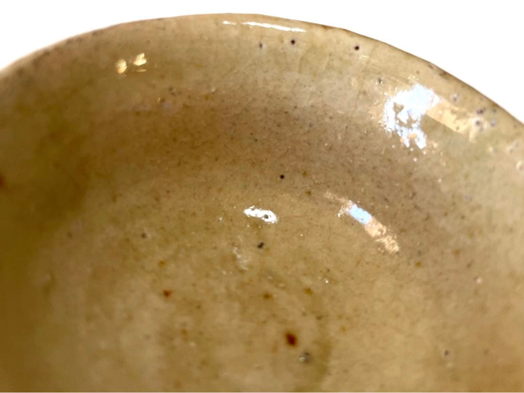 陶芸家　濱田庄司　？　赤絵　柿釉　鉄釉　杯　ぐい呑　酒器　箱なし　民藝　民芸