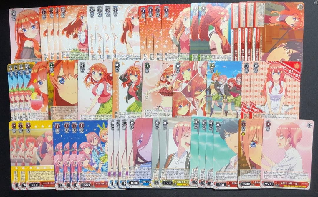 ヴァイスシュヴァルツ　五等分の花嫁 中野五月　デッキ＋パーツ