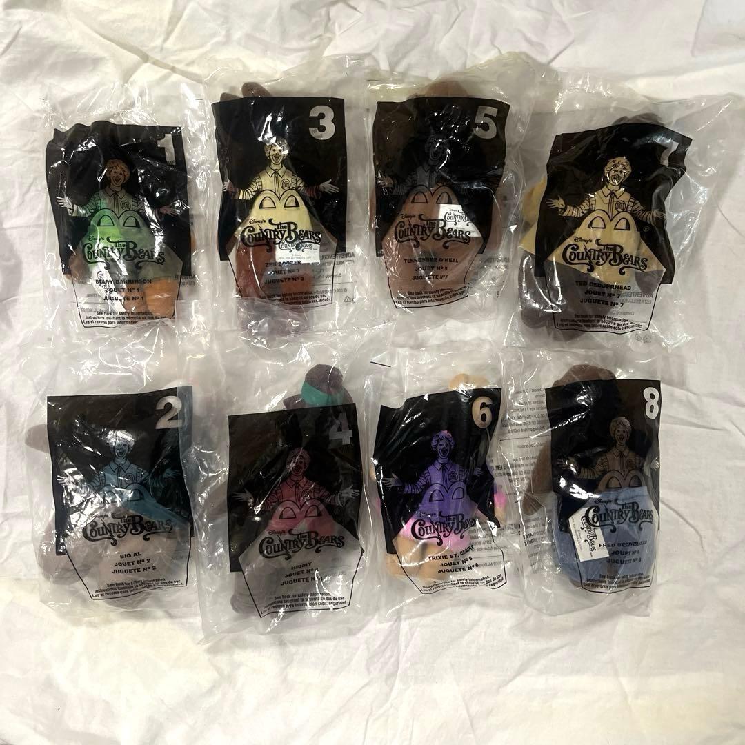 カントリーベア　コンプ　マクドナルド アメリカ US ハッピーミール　ミールトイ