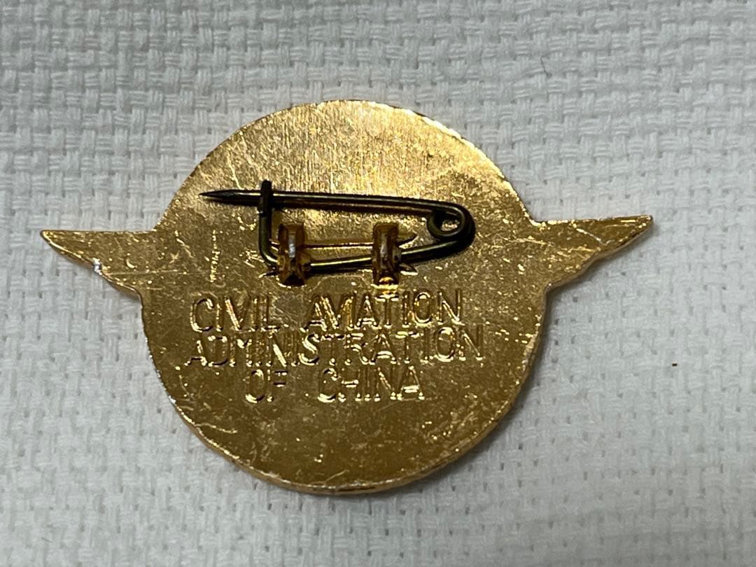 レア　CAAC中国民航　ビンテージピンバッジ　2個セット