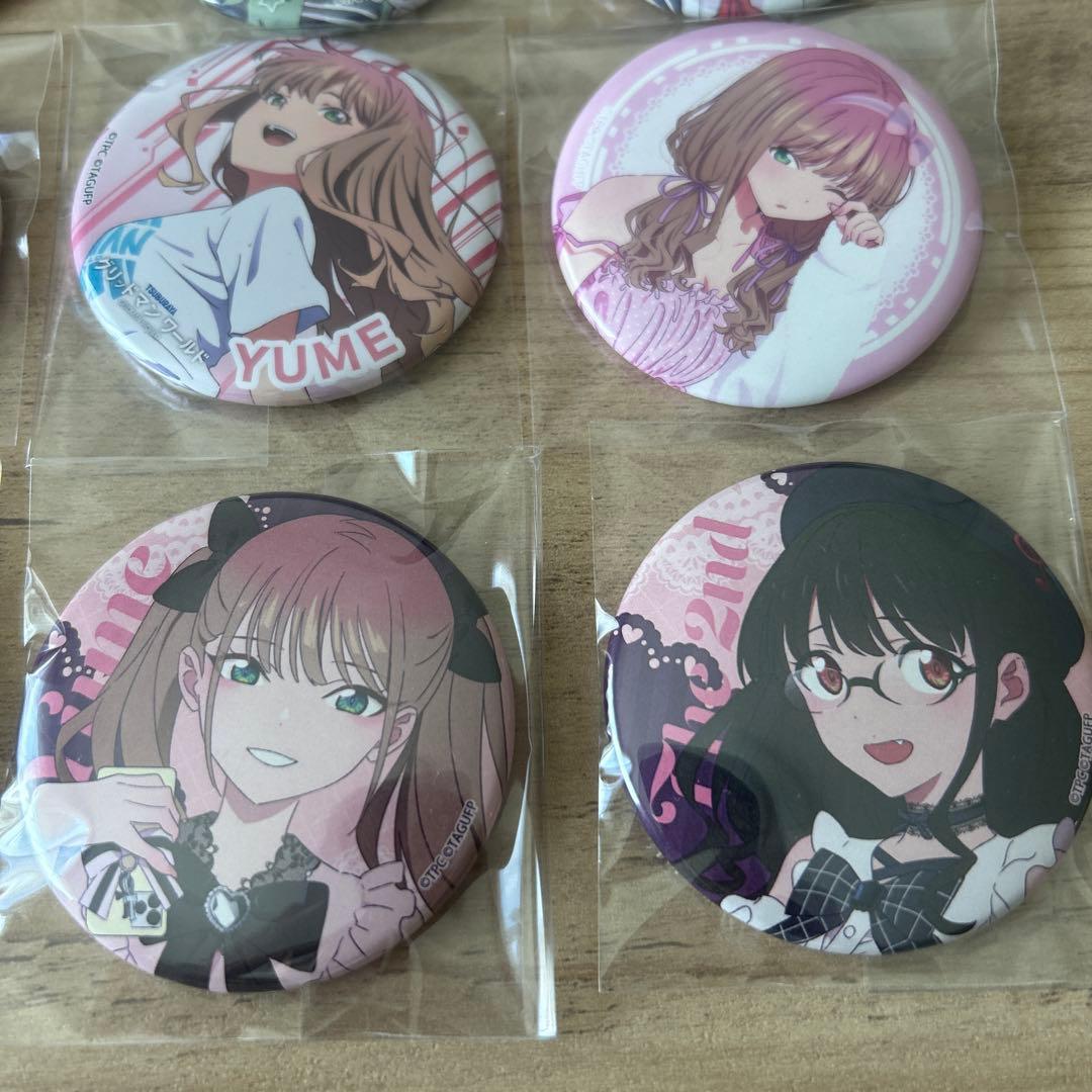 南夢芽　 宝多六花　缶バッジ　セット　グリッドマンワールド　限定 ガーリー　制服