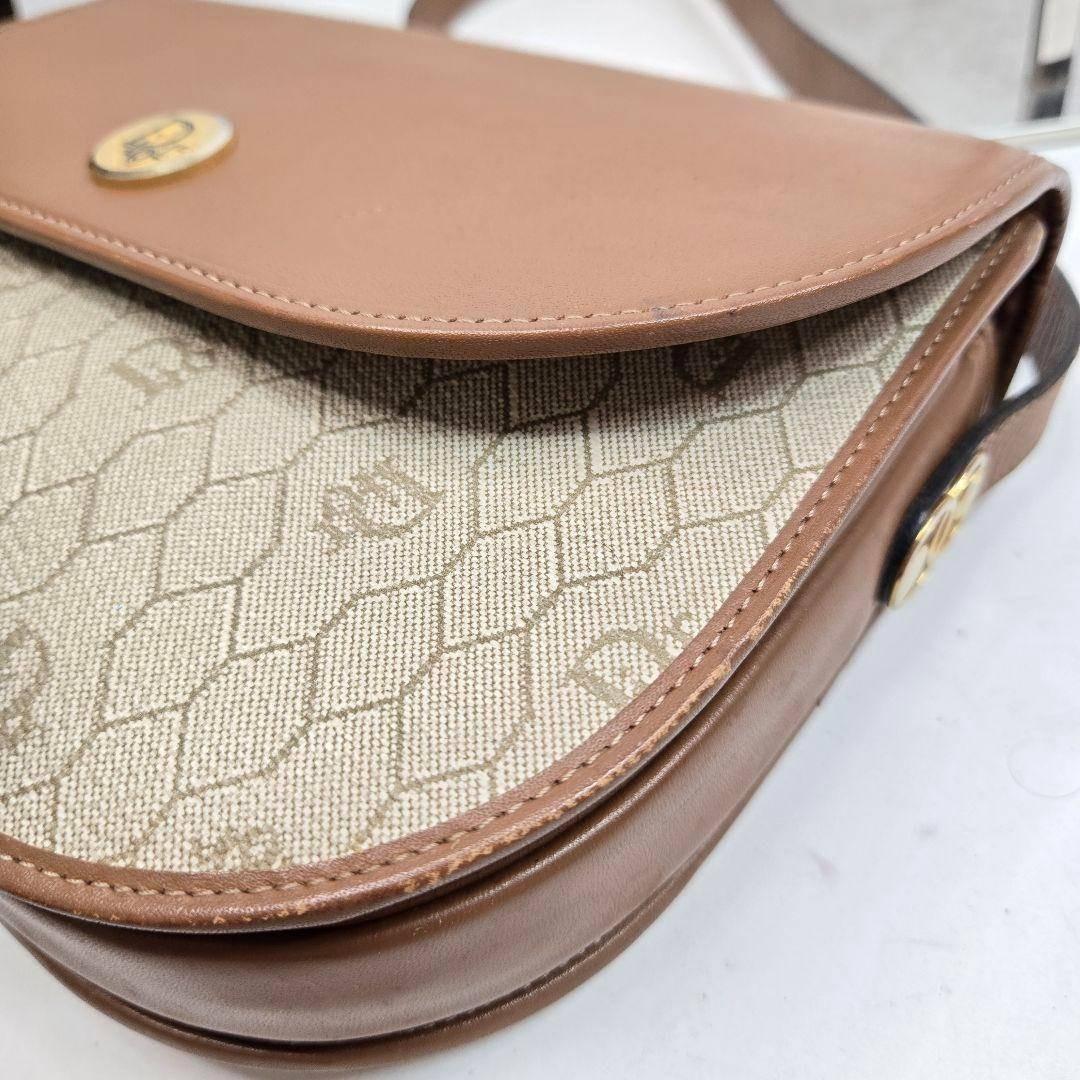 極美品 Christian Dior ショルダーバッグ ハニカムトロッター