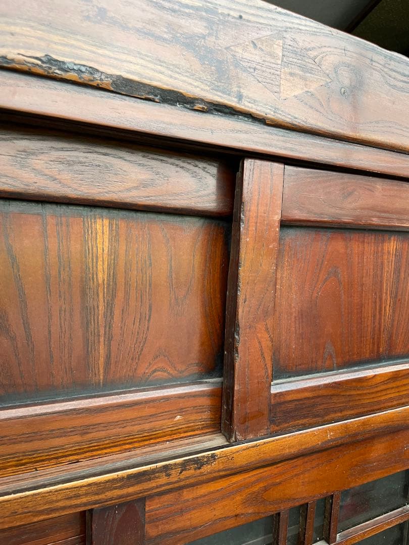 中国で購入した古い箪笥　唐木　購入前にコメント下さい