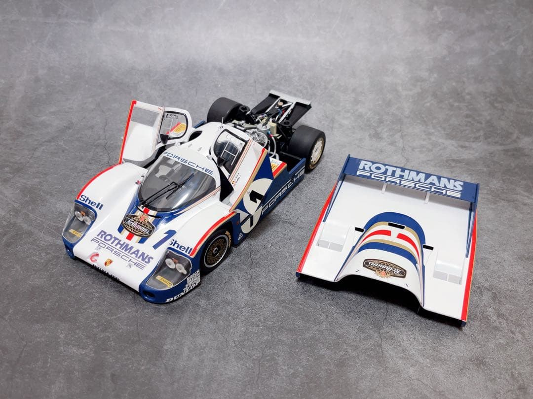 Rothmans PORSCHE 956L ロスマンズ　ポルシェ　1/18 優勝
