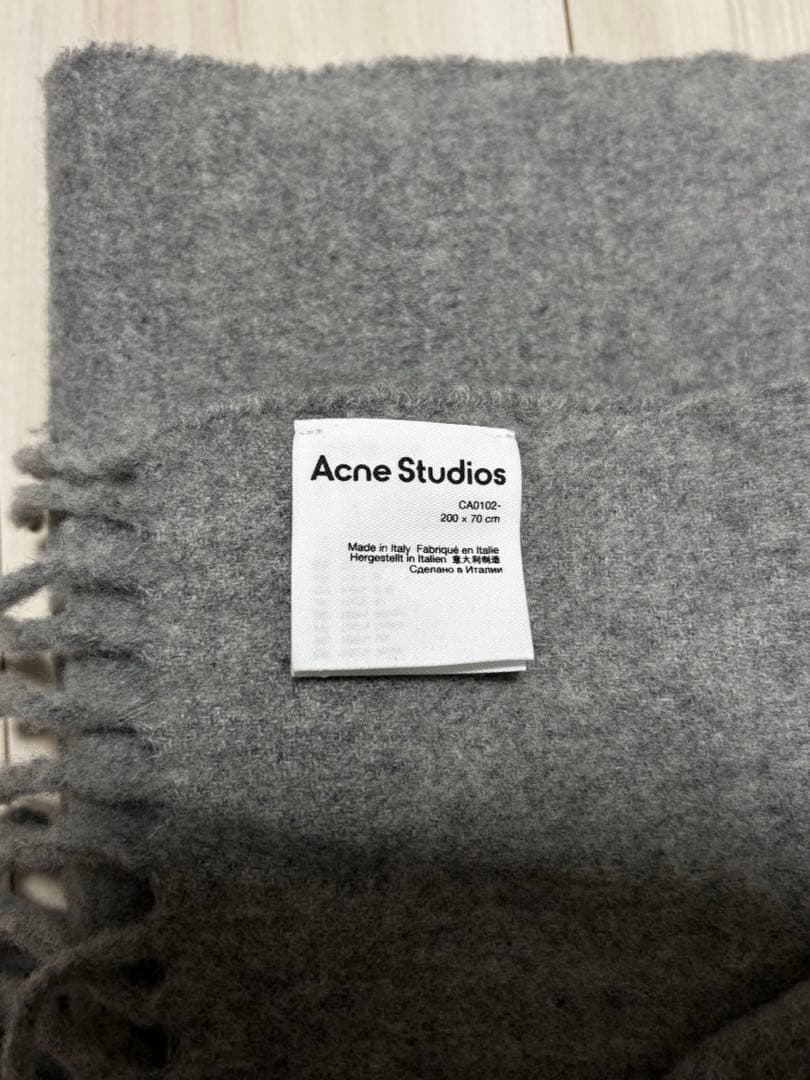 【最終値下げ】Acne Studios | マフラー ストール グレー