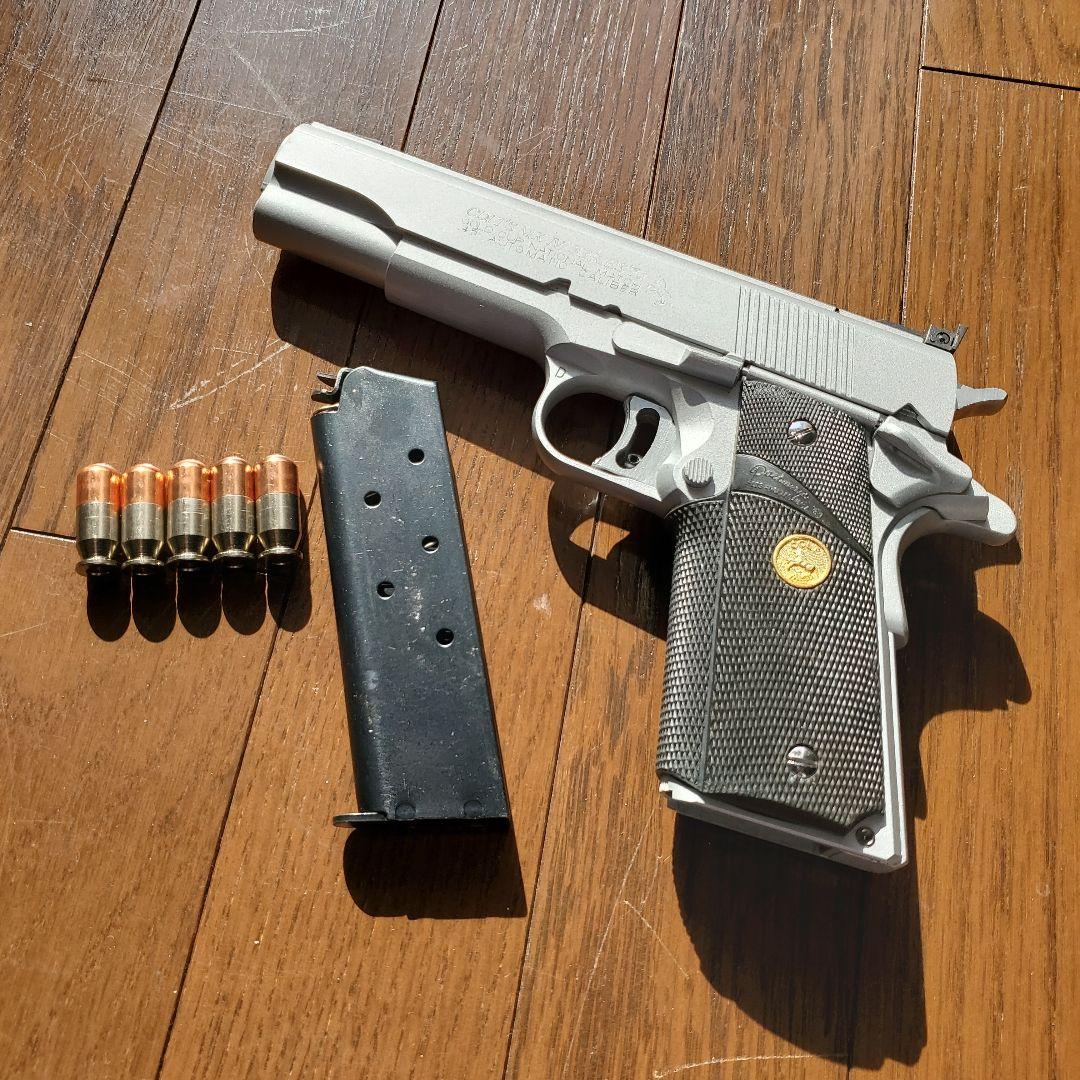 MGC製 コルトガバメント　M1911　ゴールドカップシルバー