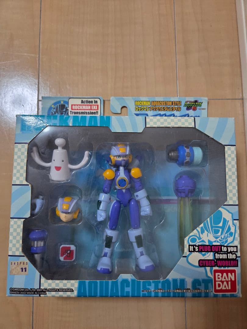 ロックマンエグゼ　ロックマン　アクアカスタムスタイル　フィギュア