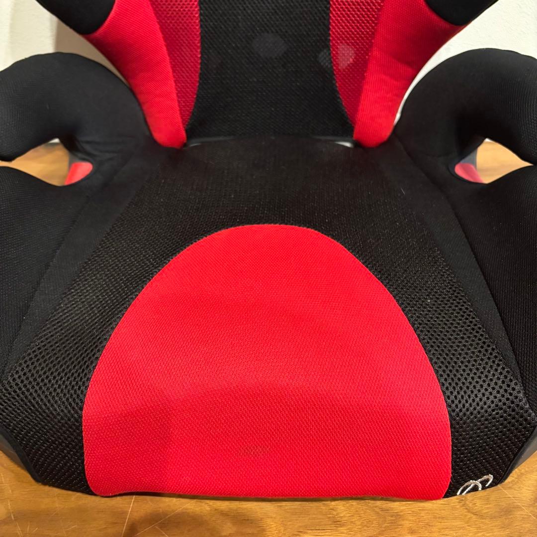 極美品 AILEBEBE ALC248 ジュニアシート スカーレットブラック