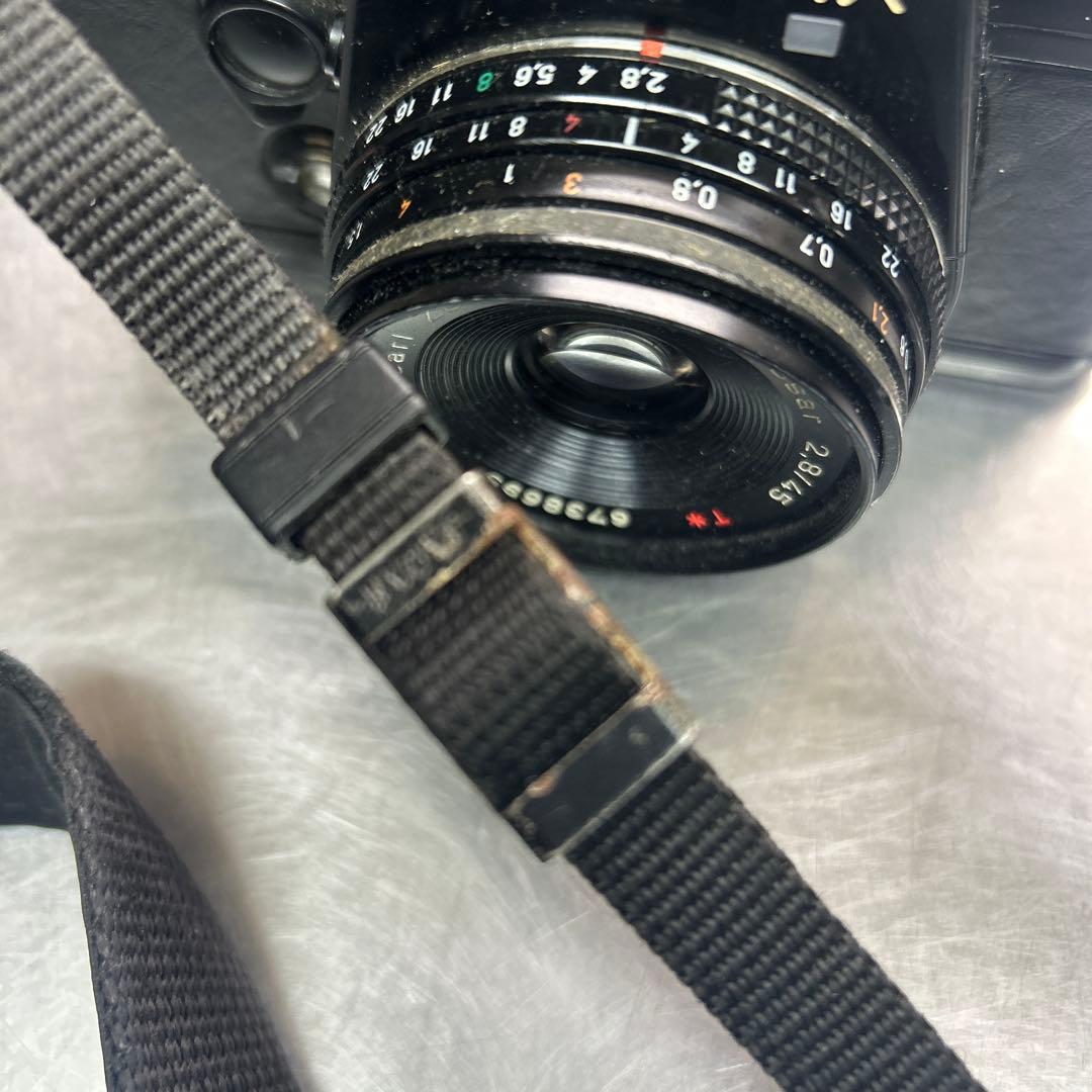 ジャンク品CONTAX 一眼レフカメラCarl ZeissTessar28/45