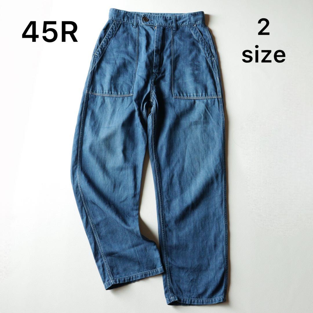 専用商品5181【美品】45R 小麦デニムの908ベイカーパンツ（加工） リネン