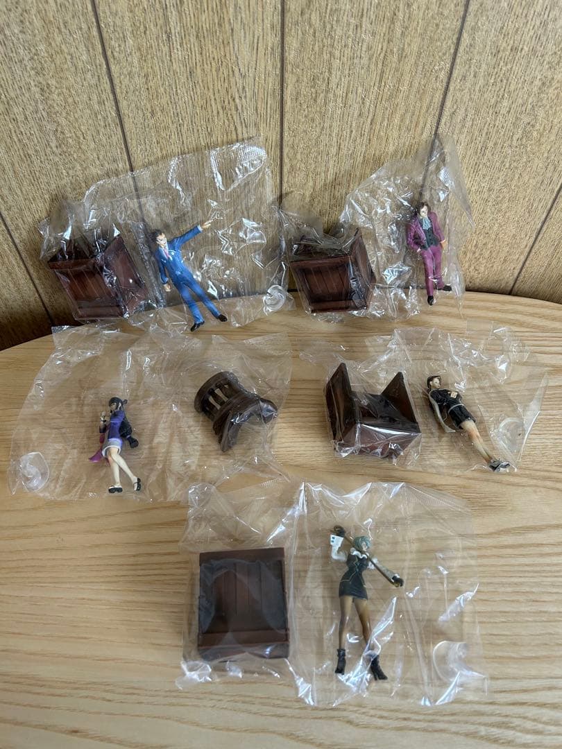 逆転裁判　法廷フィギュアコレクション　5点セット