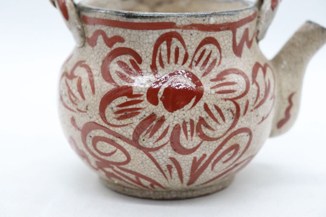 珍品　大森光彦作　鶏血釉茶器セット　茶道具　送料込み251127