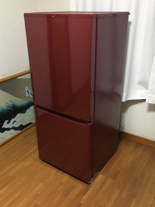 ♪AQＲ-17Ｊ冷凍冷蔵庫 ワインレッド 最終価格！です