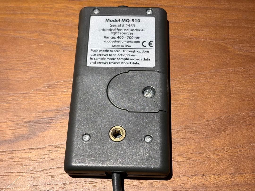 apogee MQ-510 フルスペクトル水中量子メーター