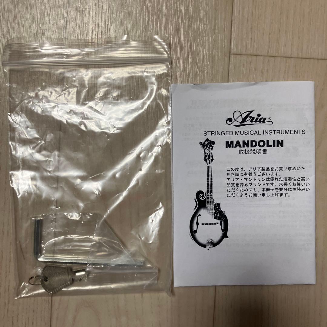 極美品 Aria AM-20 フラットマンドリン サンバースト ケース付き