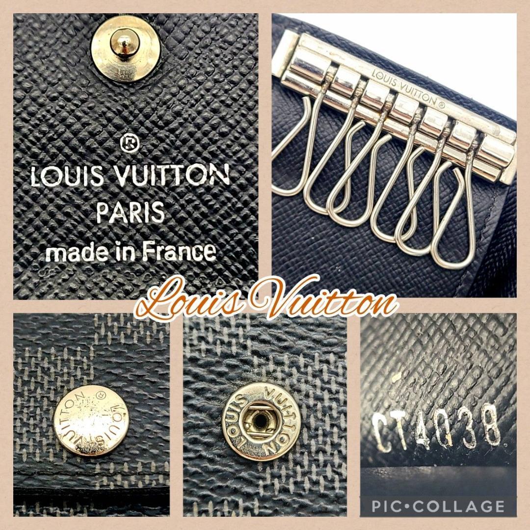 ルイヴィトン ダミエグラフィット キーケース ミュルティクレ6 鍵　N62662