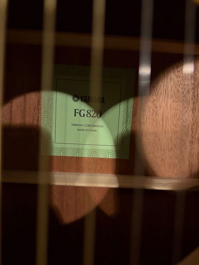 YAMAHA fg820 クリアケース セット
